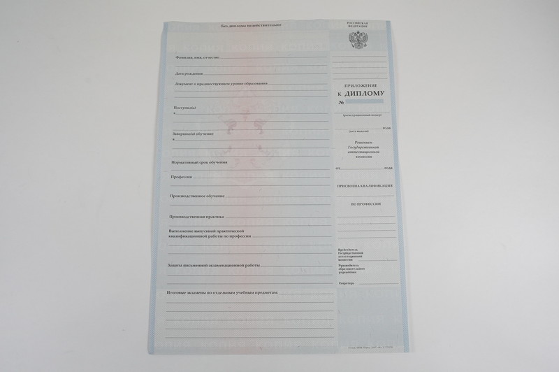 Диплом о начальном образовании 2007-2009 годов в Электростали Диплом о начальном образовании 2007-2009 годов в Электростали