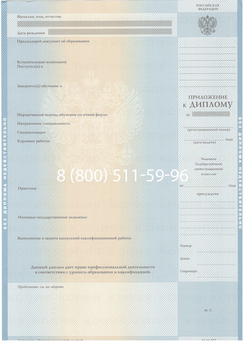 Купить Диплом специалиста 2003-2009 годов в Электростали