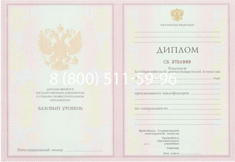 Купить Диплом техникума 2003-2006 годов в Электростали Купить Диплом техникума 2003-2006 годов в Электростали